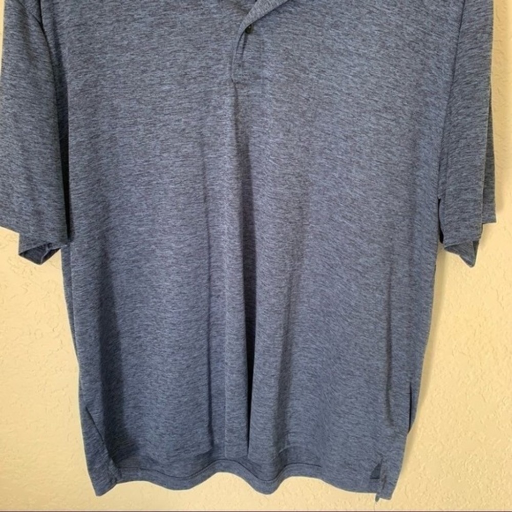Grand Slam Polo Mens XL Blue‎ Performance Space Dye Short Sleeve Golf Shirt - Picture 10 of 10